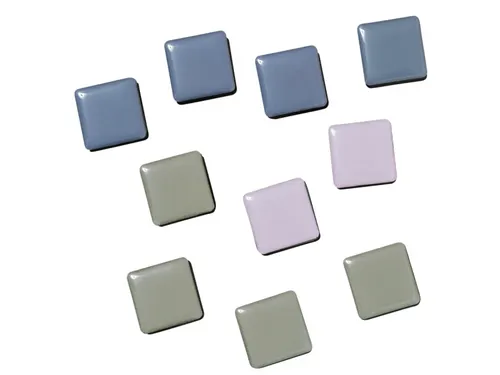 Magneten Naga 25x25mm vierkantset a 10st. ass. super sterk