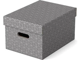 Home opbergdoos 26,5 x 36,5 x 20,5 cm grijs 3 stuks - 2