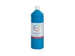 Plakkaatverf Qrea blauw 1000ml