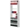Basisveld 2250x800x325mm 6legborden 1zijpaneel Zonder Achterwand Wit