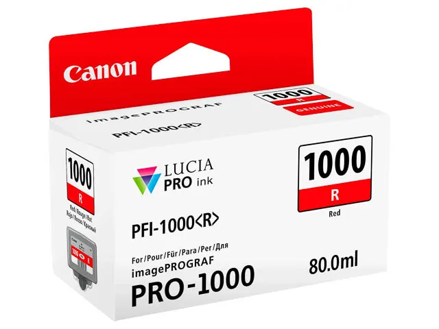 Pfi-1000R Canon Pro1000 Ink Red