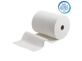 Handdoekrol Scott Slimroll 1-laags 165m wit 6657 - 5