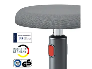 Actieve zit-sta kruk Leitz Ergo Cosy grijs - 11