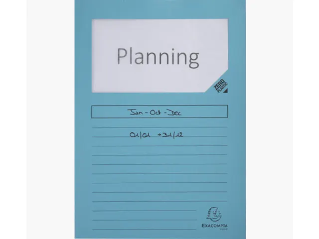 Venstermap Exacompta Forever L-map 120gr karton Lichtblauw