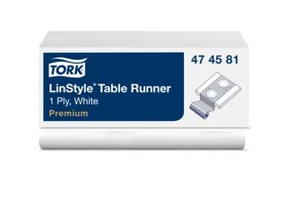 Tafellaken Tork Linstyle Premium 120cmx20m wit 474581 - 1