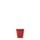 Beker porselein Les Artistes Paris 180ml met siliconen grip Rood
