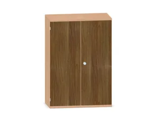 kantoorkast,HxBxD 1150x800x430mm,decor romp beuken,decor front noten - 1