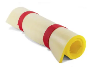 putafdekking,olie-/chemicaliënbestendig,HxLxB 8x500x500mm,PU,geel - 2