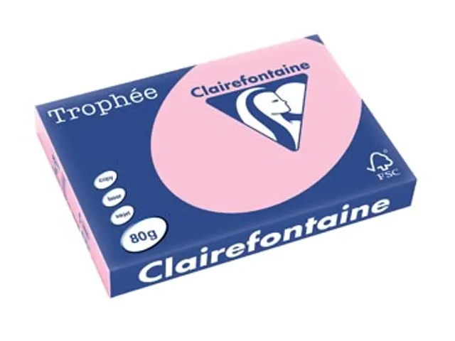 Trophée Pastel papier A3 80 gram 500 vel roze