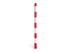 Afzetpaal 90cm Rood Wit