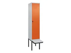 locker voor scheiding van kleding,HxBxD 2120x400x815mm,1vak