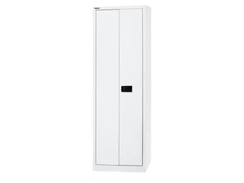 kantoorkast openslaande deuren HxBxD 1950x600x400mm Stalen Verkeerswit