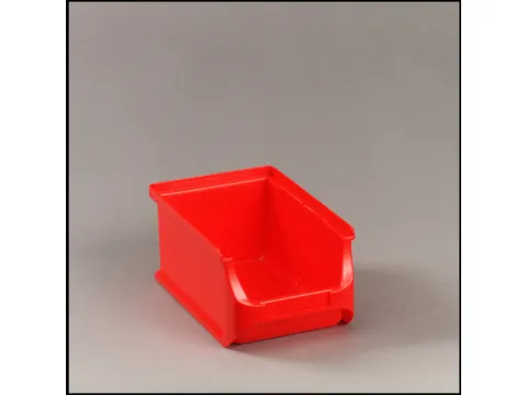 magazijnbak,HxBxD 75x102x160mm,PP,rood