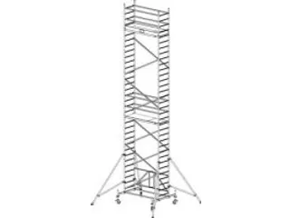 vouwsteiger,werk H 9,8m,steiger H 9m,platform BxD 2000x600mm,aluminium - 2