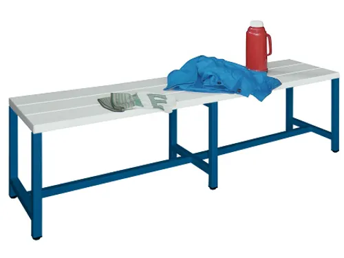 omkleedbank,HxLxD 430x1500x370mm,onderstel RAL5010