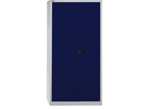 kantoorkast openslaande deuren HxBxD 1806x914x400mm Stalen grijs blauw