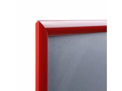 Kliklijst A0 Rechte hoeken 25mm Rood RAL3020