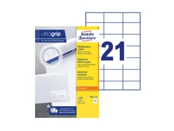 Etiket Avery Zweckform 3652-200 70x42.3mm wit 4200stuks