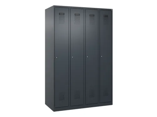 locker voor scheiding van kleding,HxBxD 1850x1200x500mm,4vak