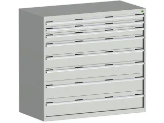 Ladekast 1200x1300x750mm 8laden 75kg RAL7035 lichtgrijs - 1