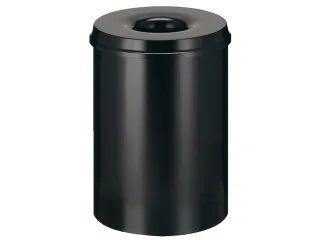Papierbak met Vlamdover 15 liter 26cm x36cm Zwart - 2