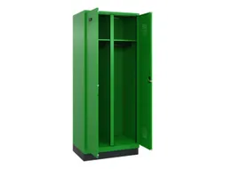 locker voor scheiding van kleding,HxBxD 1950x800x500mm,2vak