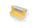 Opbergbox Leitz Cosy draagbaar kunststof geel 214x196x367mm