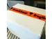 Ruban d'avertissement Orange 50mmx66m PVC avec impression