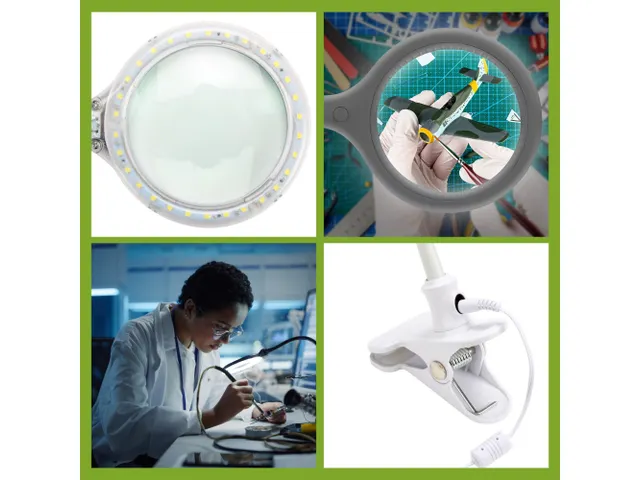 LED Loeplamp Met Bevestigingsklem 5 Dioptrie 6W 30 LEDs WIT