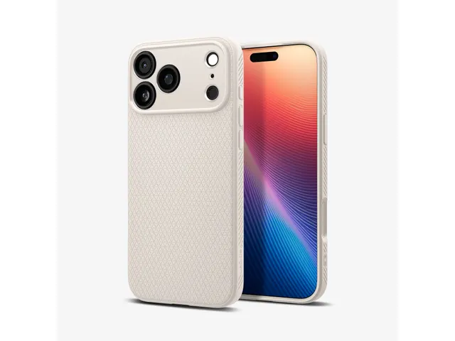 Liquid Air Apple iPhone 17 Pro Max Hoesje Back Cover Titanium