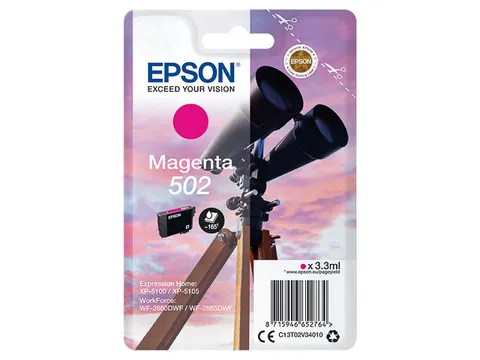 Inktcartridge Epson 502 rood C13T02V34010