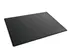 Sous-main 650x500 mm avec rabat transparent PP noir