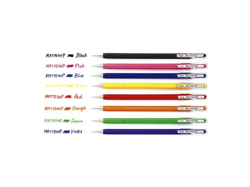 Gelschrijver Pentel K110 Mattehop medium oranje