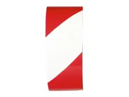 Markeertape Vinyl L 33M B 75Mm Rood/wit