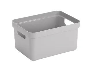 Sigma Home opbergbox 5L lichtgrijs - 25,2x17,5x12,2cm - 1