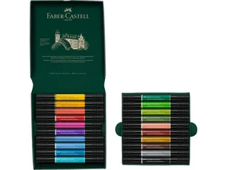 Tekenstift Faber-Castell Pitt Artist Pen duo marker etui a 20 stuks - 2
