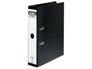 Hangordner Elba Rado 75mm karton zwart gewolkt - 2