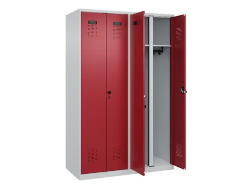 locker voor scheiding van kleding,HxBxD 1850x1200x500mm,4vak