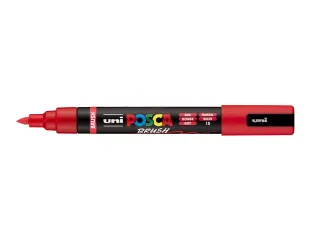 Paintmarker Uni POSCA PC-5BR brushpunt M rood - 2