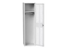 Lockerkast 2000x525x550mm 1 vak, ventilatiedeur, RAL7035