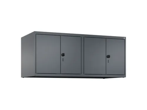 opzetkast,v. locker voor scheiding van kleding,4vak.,vak B 300mm