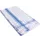 Handdoek Adalynne 50x70cm geruit blauw, pak van 6 stuks
