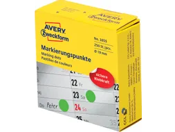 Avery marking dots, diameter 19mm, rol met 250 stuks, groen