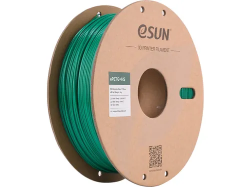 eSUN 3D Printer Filament ePETG+HS 1,75mm Groen 1kg