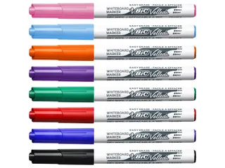 Viltstift Bic Velleda 1741 whiteboard rond medium zwart - 10