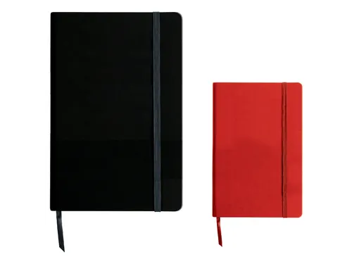 Notitieboek Quantore A4 zwart lijn