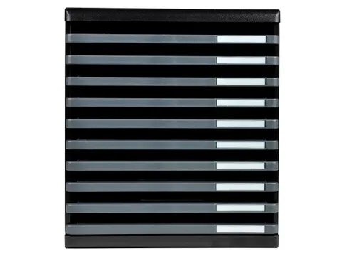 Ladenblok MODULO A4 10 open lades ECOBlack Zwart