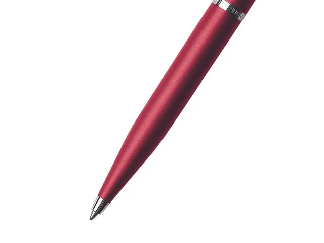 Balpen giftset Sheaffer VFM 9403 Excessive red chrome plated met credi