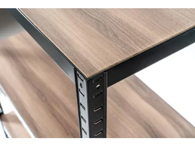 Etagère AVASCO Maxi 176x90x45cm 5 tablettes noir