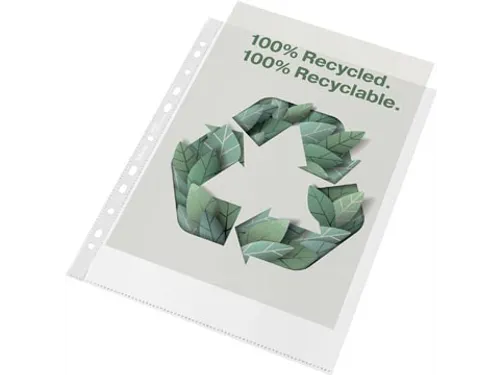 geperforeerde showtas gerecycleerd A4 maxi 50 stuks